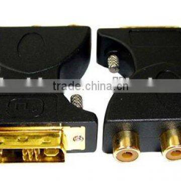 DVI(12+5) Male to 3RCA Adapter