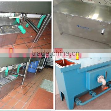 Hotel kitchen grease trap