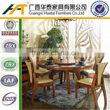 2014 china Classic wood dining room furniture french style dining table set designs