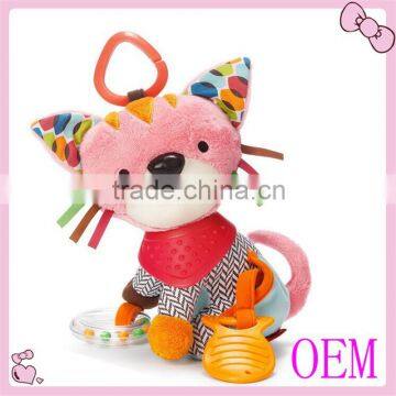 Hot Sale Colorful Shake Voiced Baby Cat Plush Toy