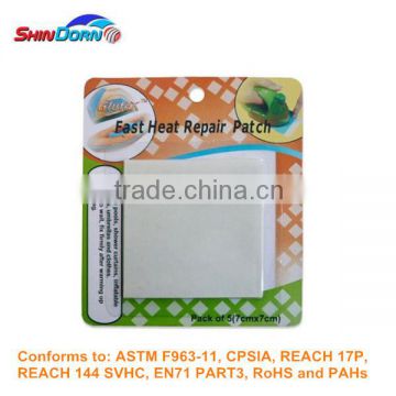 Self adhesive iron on patches wholesale, heatable patches