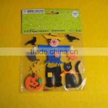 Halloween sticker crafts