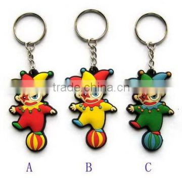 Custom pvc buffoon key chain