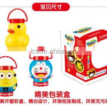 2016 New Item Funny Cartoon Projection Toy Lantern for Children With Music and 7 Colors Flashing Light photo-4
