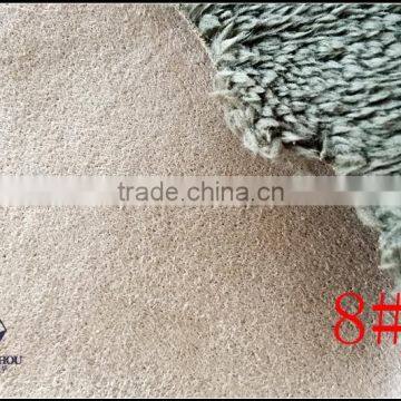 faux fur fabric with suede for garment