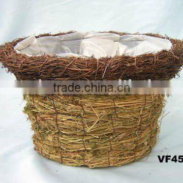 Rattan Pottery Planter