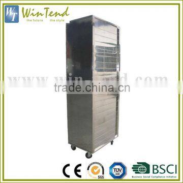 Small size airline food trolley, airline service cart with brake