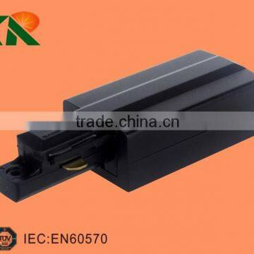 cheap price 2 wire track feed live end for led track light track rail