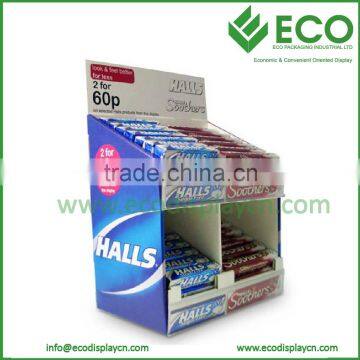 Customized 2 Layers Chewing Gum Small Counter Display