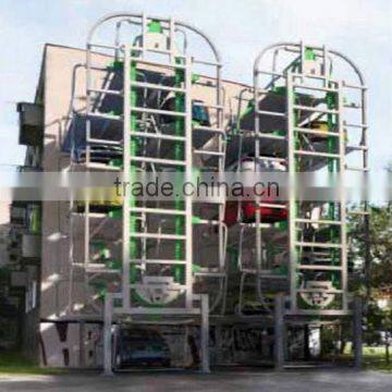 Vertical smart rotary car stack parking system