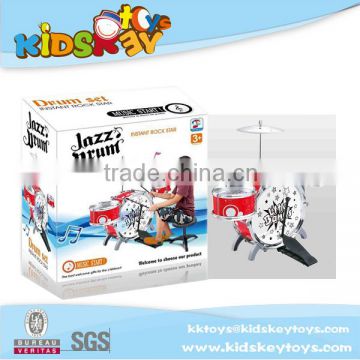 2015 HOT selling drum set, plastic drum,kids plastic drum set toy with musical instruments drums