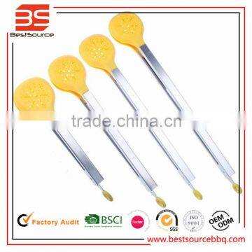 Silicone and Stainless Steel Kitchen Tong Set, silicone food tongs
