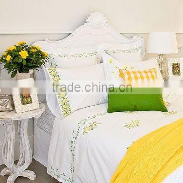 hand embroidery bedding set