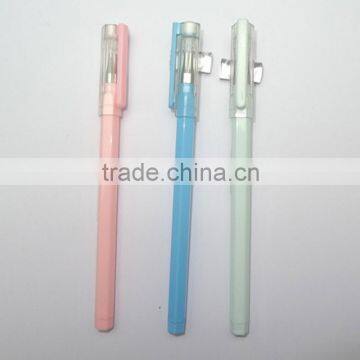 Top quality new plastic gel pen,custom plastic pen