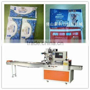 One piece baby diaper flow packaging machine