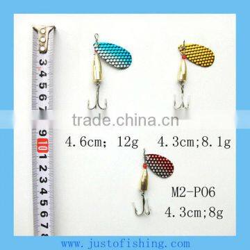9+ years wholesaler Hirun fishing tackle high quality 3D eyes spoon & spinner baits-metal blade fishing lure