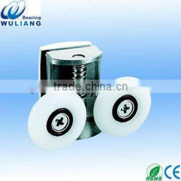 Shower Glass Door Double Top & Bottom Rollers Runners Pulley Wheels photo-2