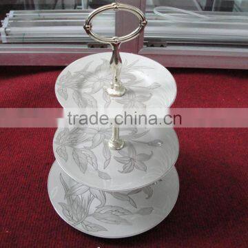 colorful decoration cake stand with rack