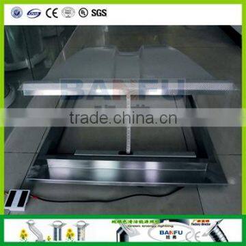 Electric single roof light and ventilation skylight