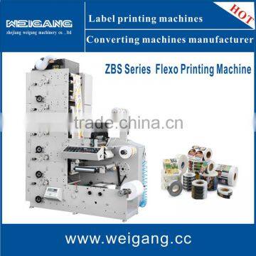 ZBS-320 Narrow web flexo printing machine with one color