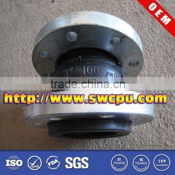 OEM flexible silicone rubber joint flange for pipe fittings