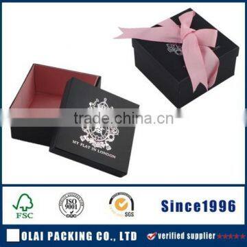 popular black paper chocolate gift box wholesale