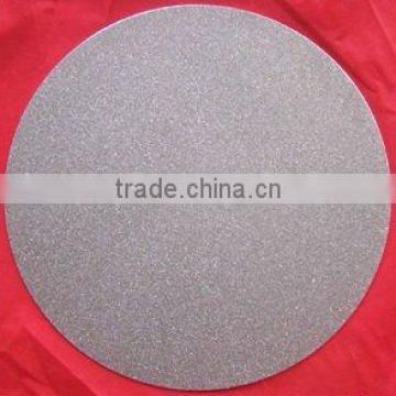 Electroplated diamond abrasive discs for crystal glass