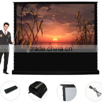 electric floor projector screen floor standing projector screens