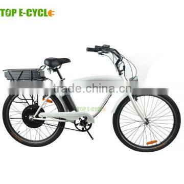 Top E-cycle Powered China CE Approval Electric Beach Cruiser Motor Bike