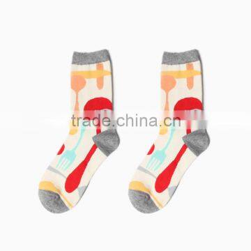 Colorful Patterned Crew Socks Men photo-3