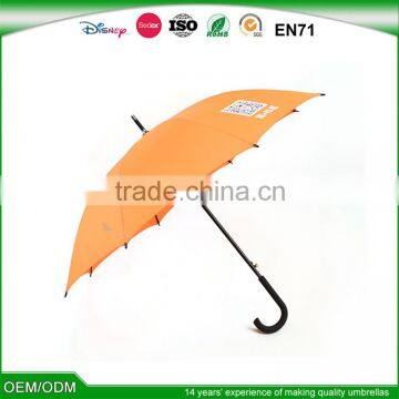 2016 High Quality Walking Stick straight golf umbrella