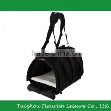 Foldable Soft Sided With Fleece Mat Airline Pet Carrier