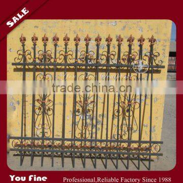 Modern Classic Natural Wrought Iron Fence