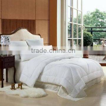 100% bleached polyeste r fabric for hotel soft handle