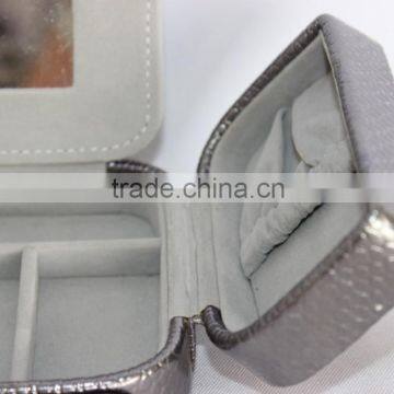 Faux Leather Foldable Jewelry Box Trendy Design Factory Price photo-3