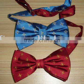 100% silk bow tie