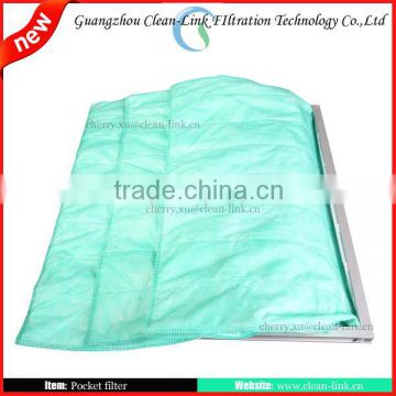 65% Nonwoven Pocket Filter Supplier