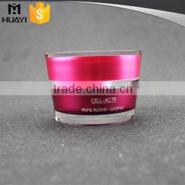 30ml 50ml plastic acrylic jar for cosmetic with your own design