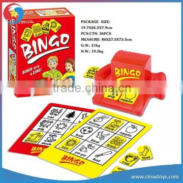 YX2804932 Kids Funny Bingo Game Machine Educational Desktop Game