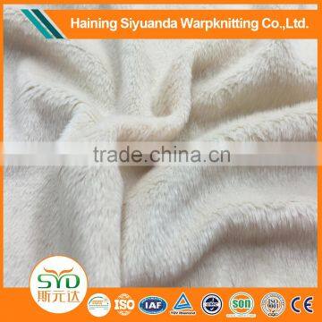 Hot Fashion White Faux Fur Fabric for Home Textile photo-2