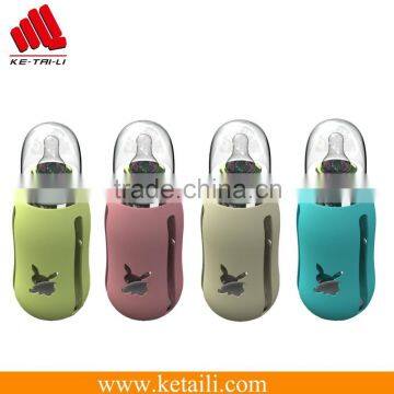 2016 fashion food grade FDA LFGB High-quality Silicone baby Bottle