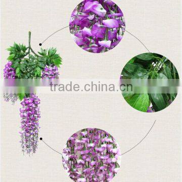 Artificial Wall Hanging Wisteria Flower Vine/Rattan Decoration With Cheap Price photo-5
