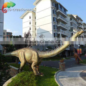 Animated outdoor dinosaur scale model