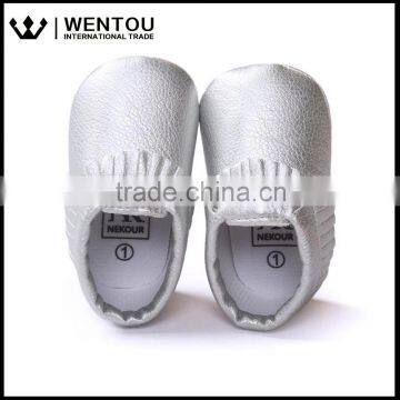Baby Tassels Soft Sole Leather Infant Toddler Moccasins photo-4