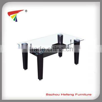 Luxury square leather dining table