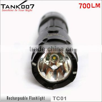 CREE rechargeable police torch TANK007 TC01