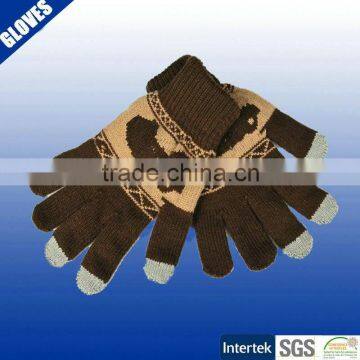 Made In China Wholesale Cheap Acrylic Knitted Gloves