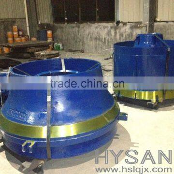 High Manganese concave Mantle for Cone Crusher Wear Resistant Parts