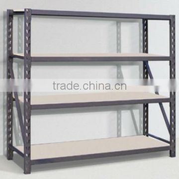 adjustable height warehouse storage Steel Slotted Angle shelf or Shelves with layer