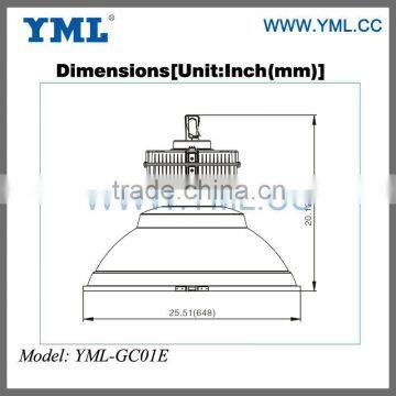 With UL CE ETL 400w Induction High Bay Light photo-6